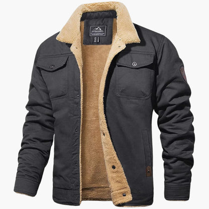 Winter Bomberjacke Warm Gefüttert Retro Stil