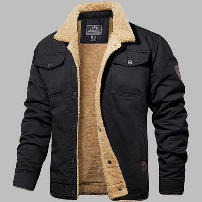 Stylish Men's Jacket Retro Bomber Look