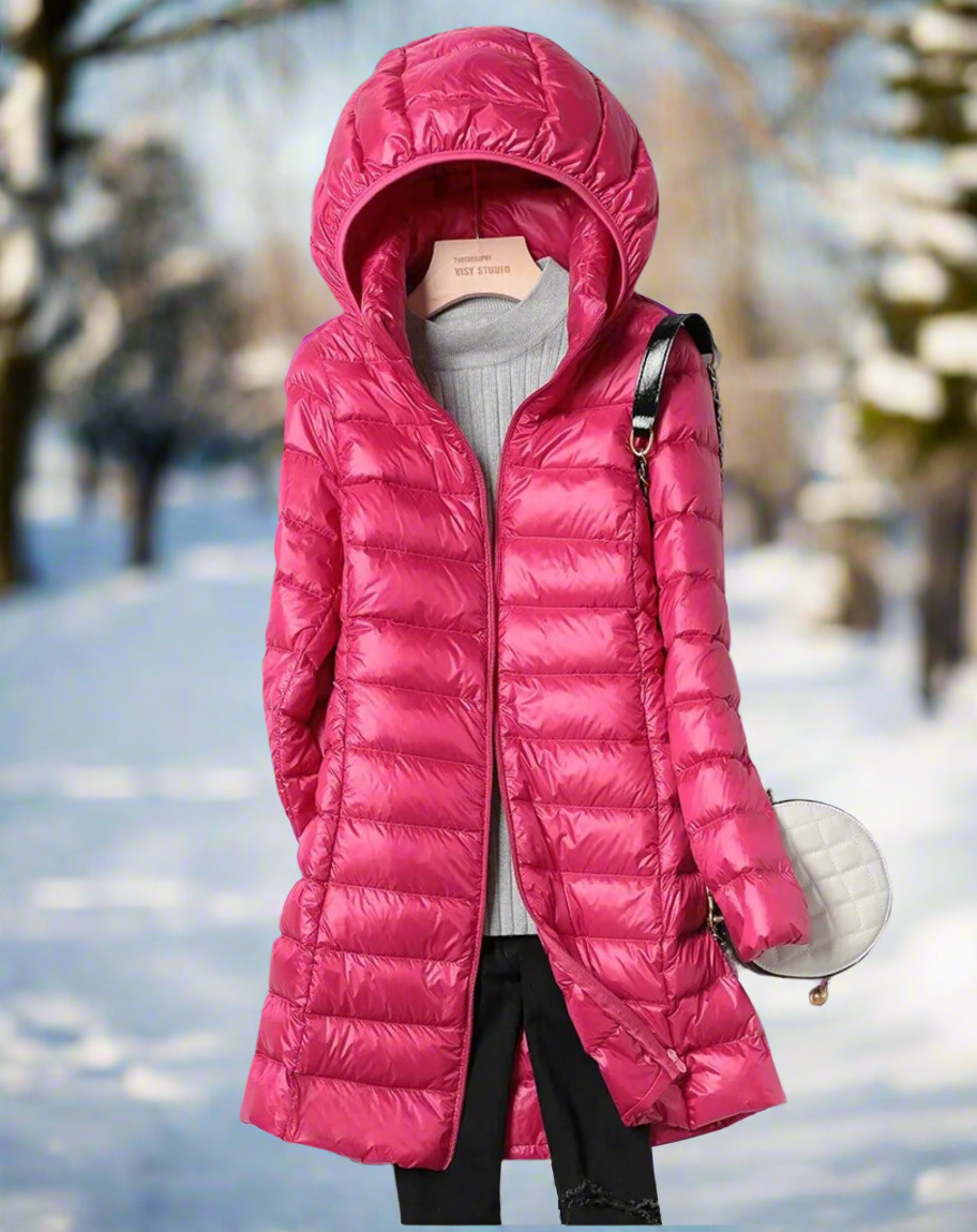 Elegant Women's Winter Coat Lightly Lined
