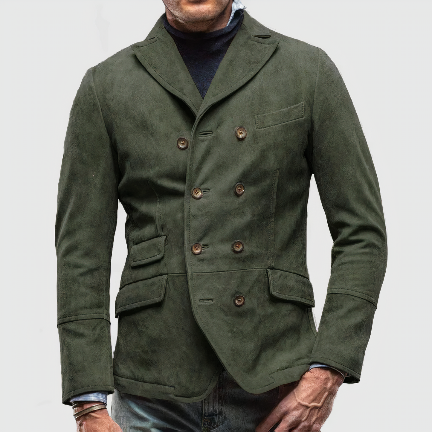 Men's Blazer Two-Button Elegance