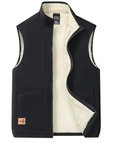 Men's Vest Warm Winter Lined