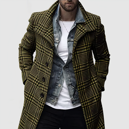 Classic Plaid Coat for Women