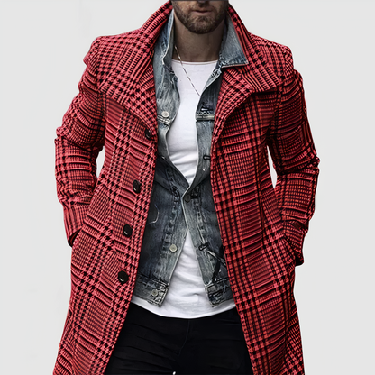 Classic Plaid Coat for Women