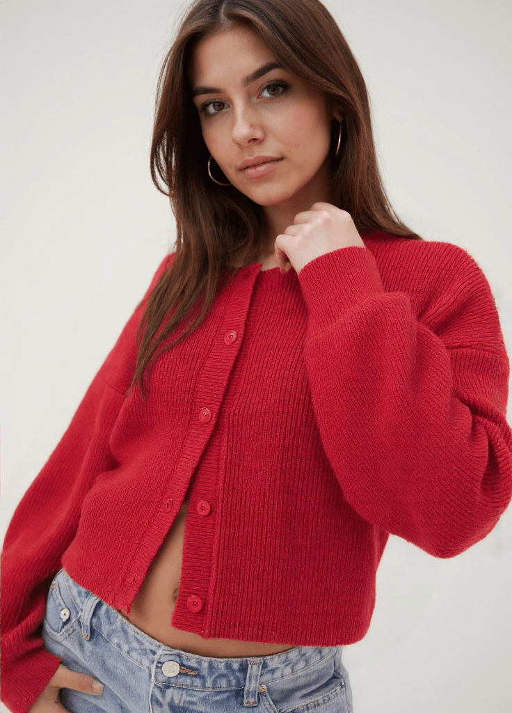 Women's Cardigan Autumn Colors Soft