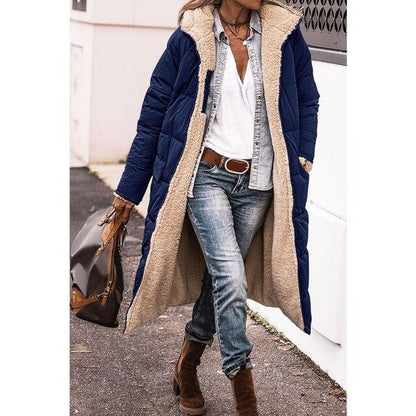 Practical Reversible Winter Long Coat