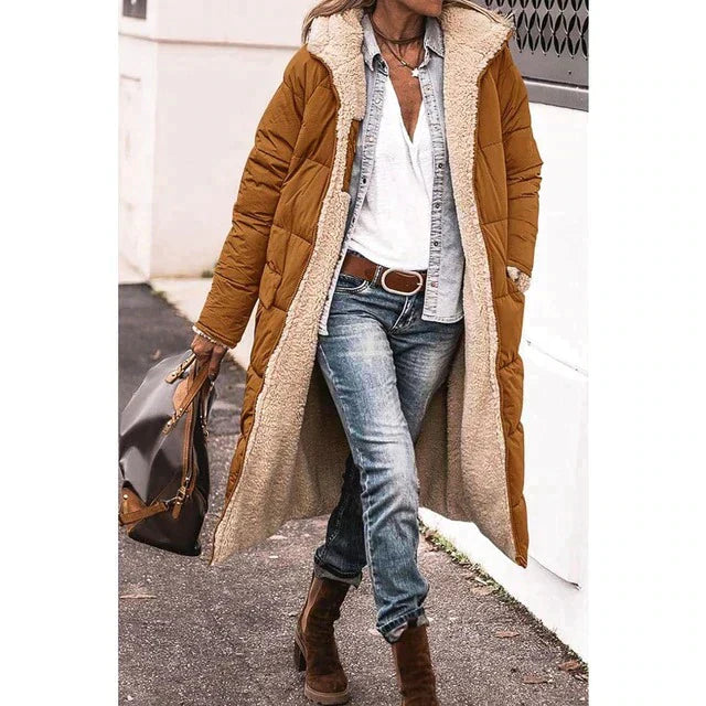 Practical Reversible Winter Long Coat