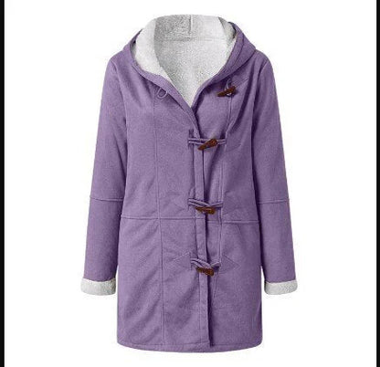Isabella - Fleece Jacket Hoody Sporty Women Black