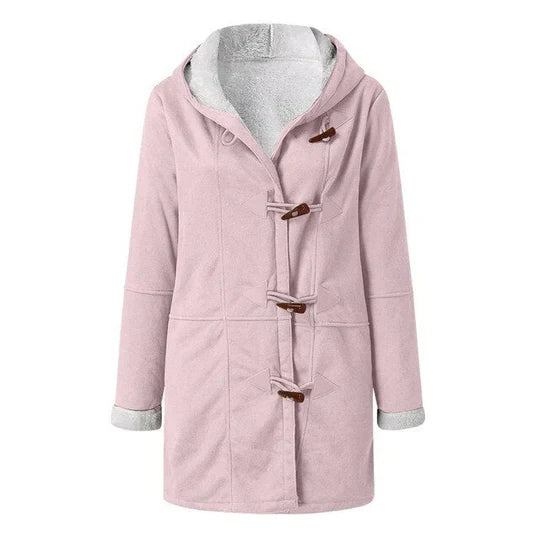 Isabella - Fleece Jacket Hoody Sporty Women Black