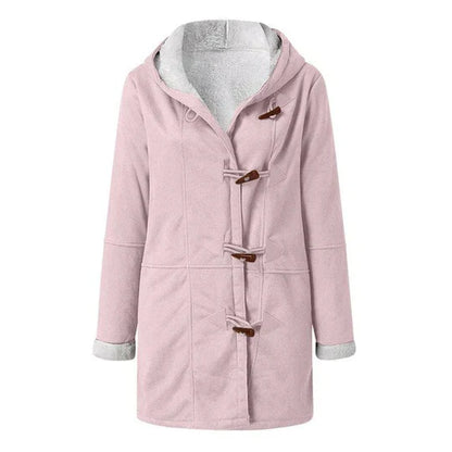 Isabella - Fleece Jacket Hoody Sporty Women Black