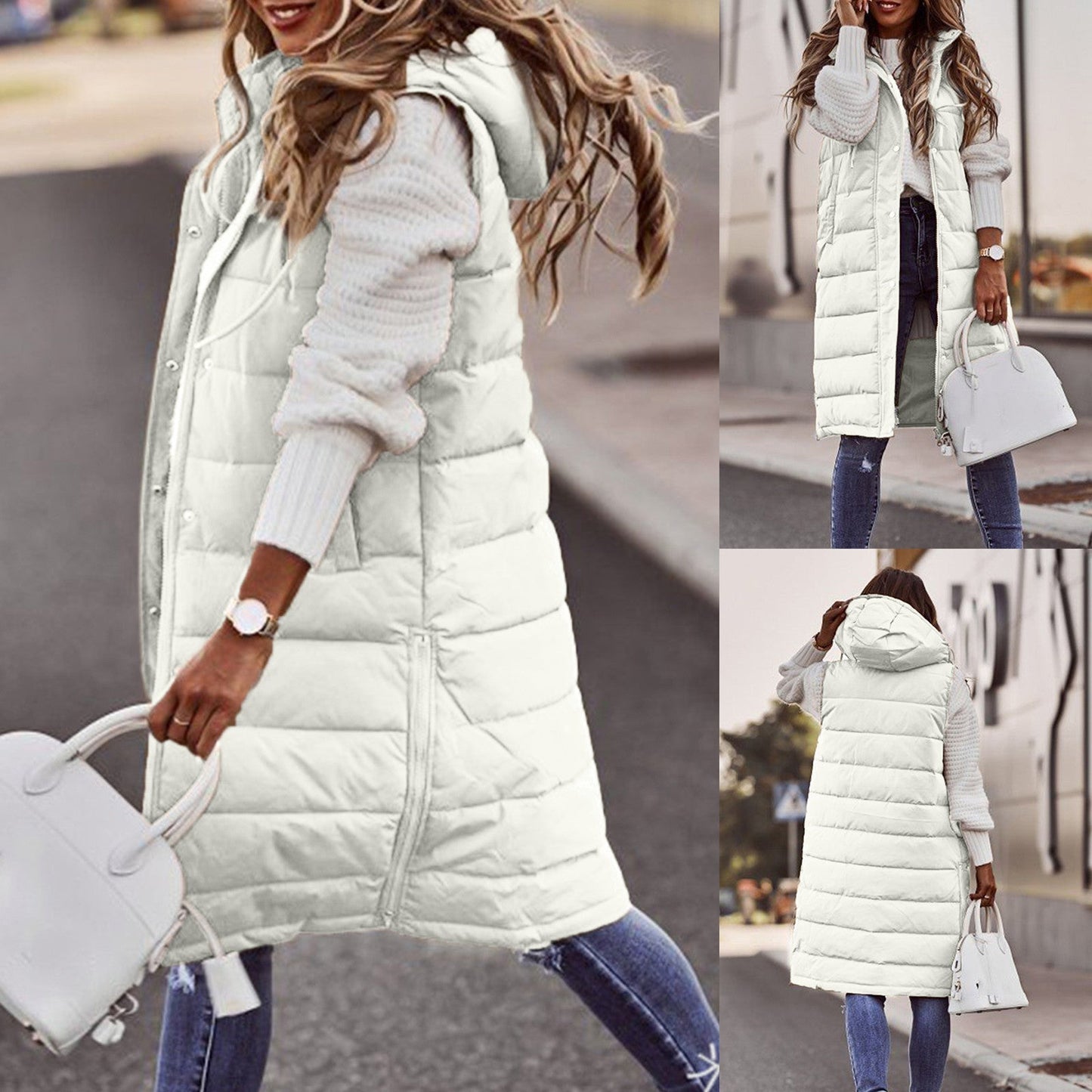 Women's Long Elegant Bodywarmer