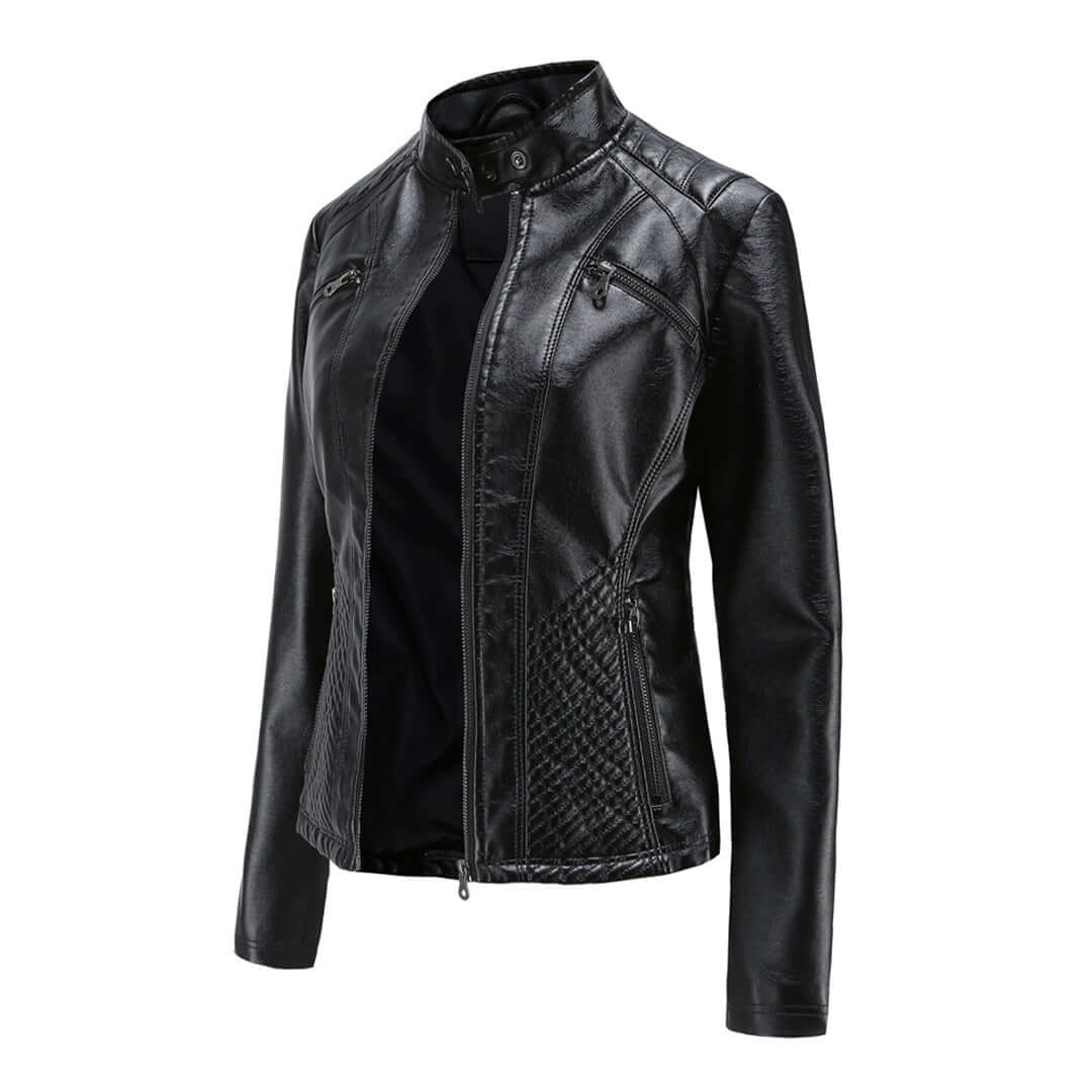 Leather Jacket Classic Style Elegant