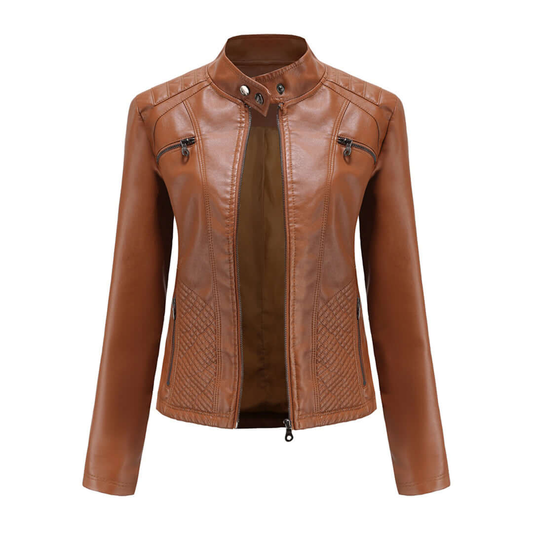 Leather Jacket Classic Style Elegant