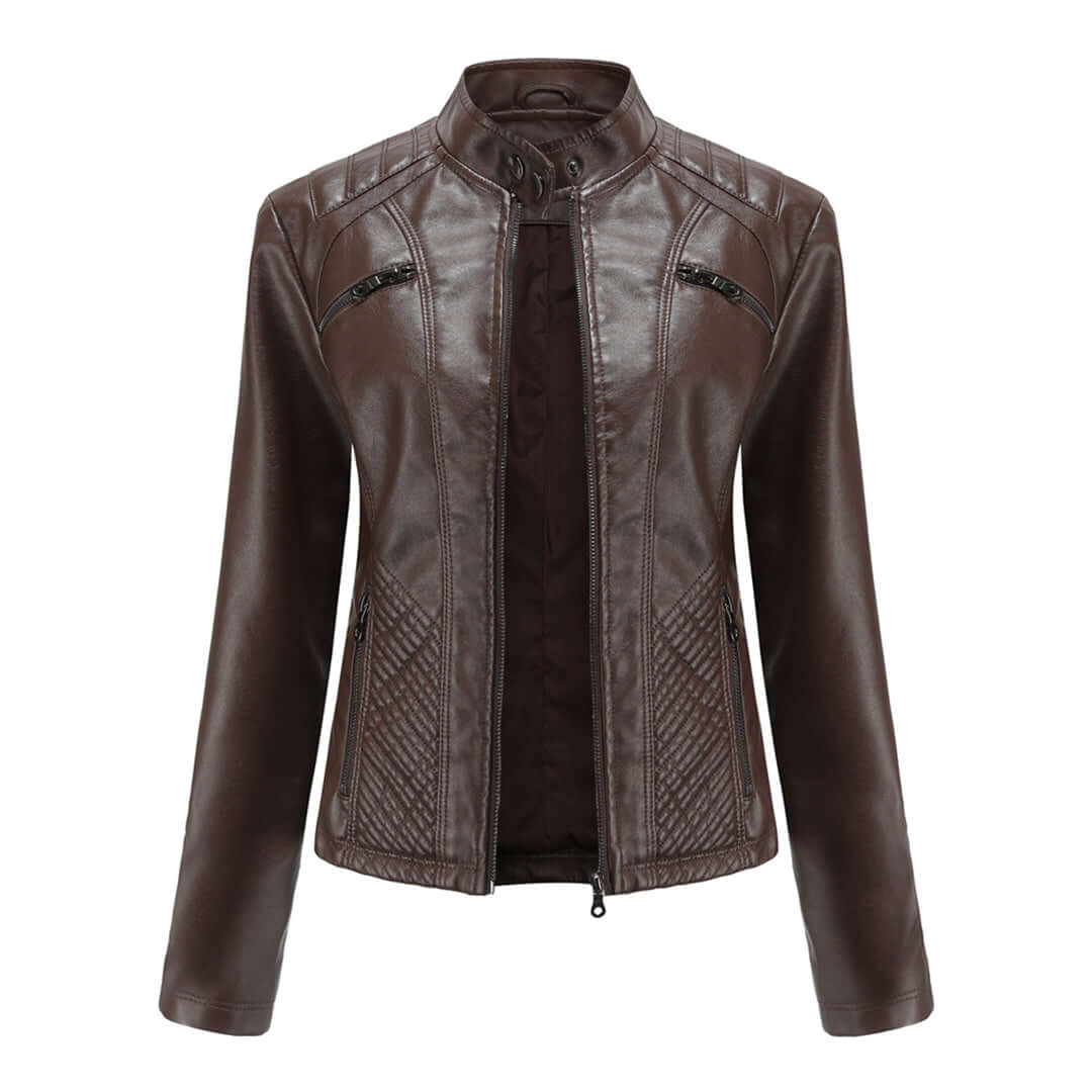 Leather Jacket Classic Style Elegant
