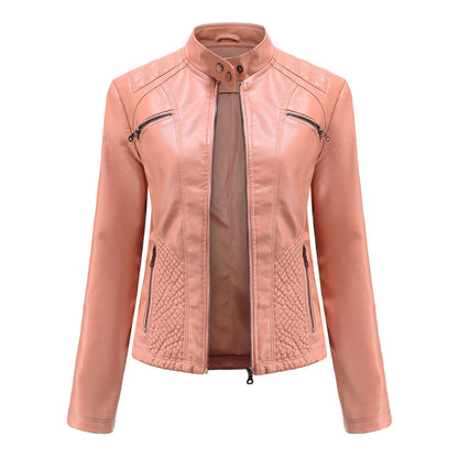 Leather Jacket Classic Style Elegant