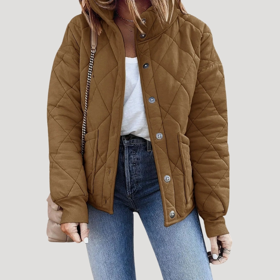Women's Puffer Jacket Quilted Vest Warm Insulated