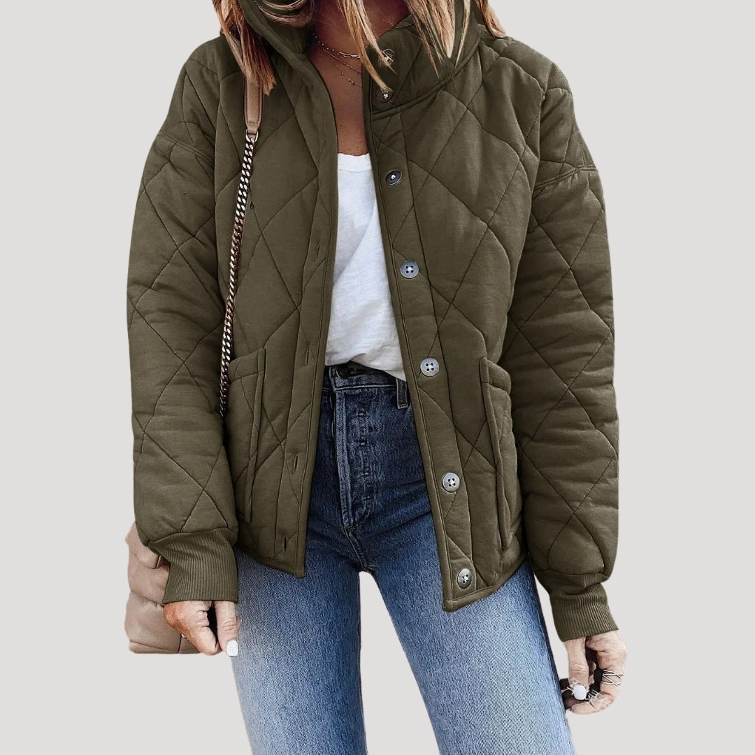 Women's Puffer Jacket Quilted Vest Warm Insulated