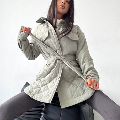 Women's Winter Jacket Padded Insulation Long-sleeved Quick Release