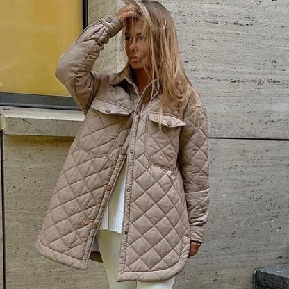 Women's Winter Jacket Padded Insulation Long-sleeved Quick Release