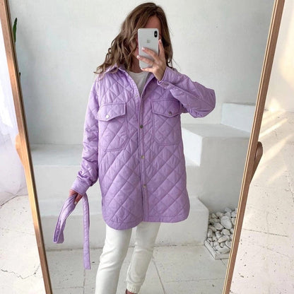 Women's Winter Jacket Padded Insulation Long-sleeved Quick Release