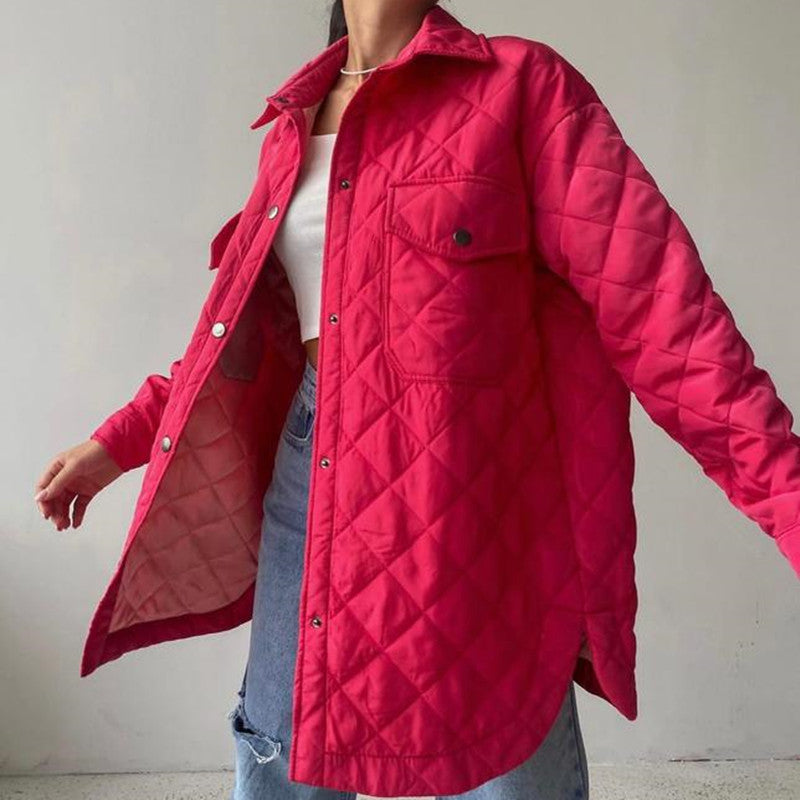 Women's Winter Jacket Padded Insulation Long-sleeved Quick Release