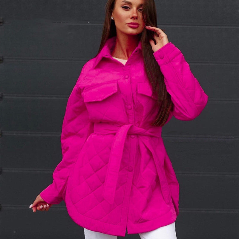 Women's Winter Jacket Padded Insulation Long-sleeved Quick Release