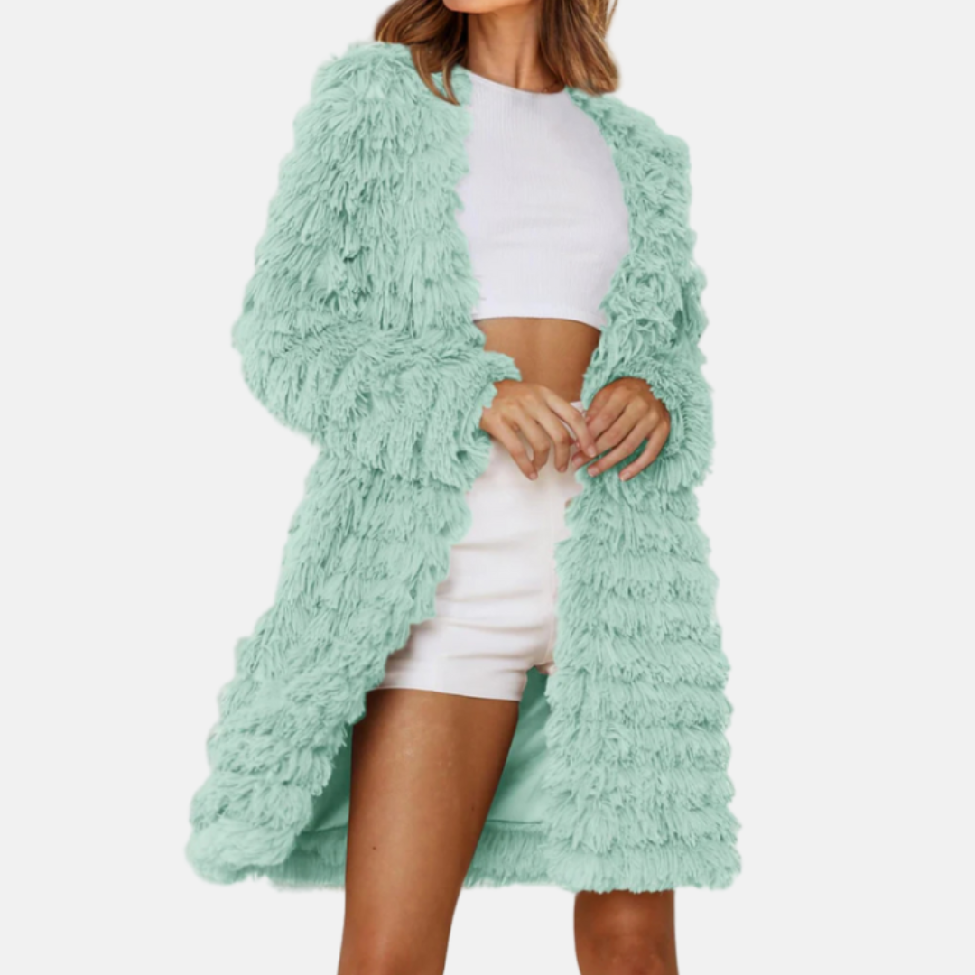 Women's Long Elegant Open Cardigan