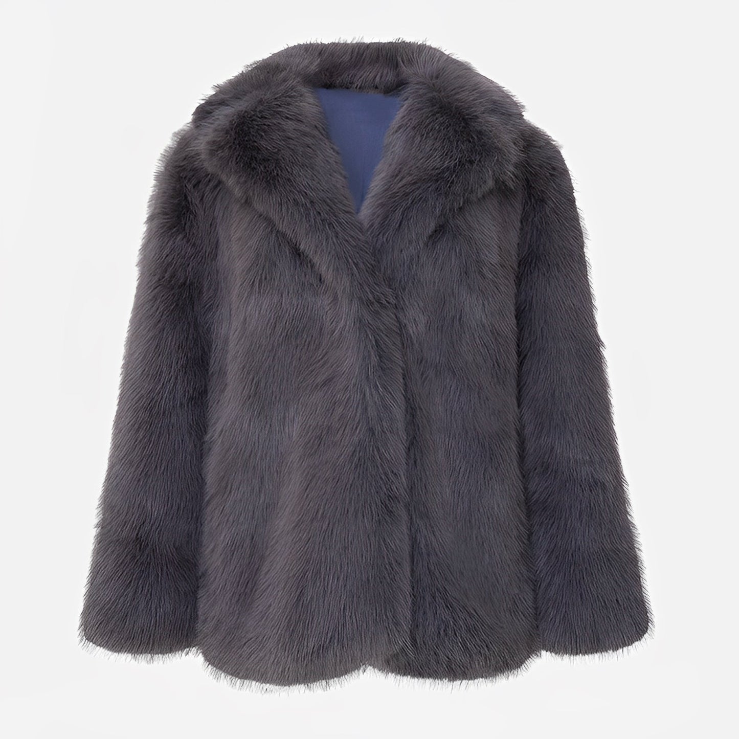 Women's Short Jacket Soft Faux Fur Loose Fit