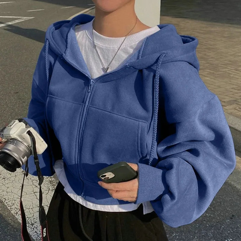 Cuddly Hooded Shirt - Soft Fleece Top for Relaxed Days