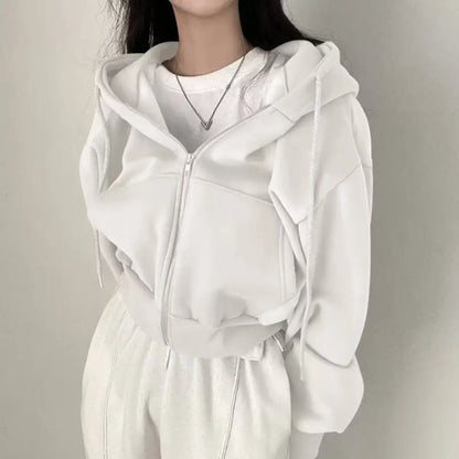 Cuddly Hooded Shirt - Soft Fleece Top for Relaxed Days