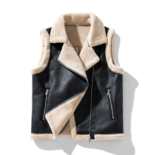 Women's Sleeveless Faux Fur Vests
