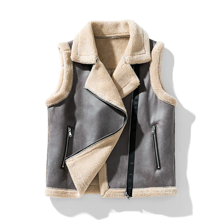 Women's Sleeveless Faux Fur Vests