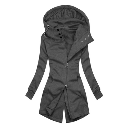 Stylish Hoodie Slim Fit Turtleneck Jacket