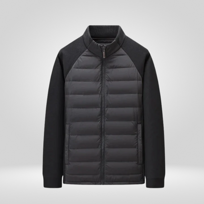 Men's Lightweight Warm Winter Jacket Zipper Down-filled
