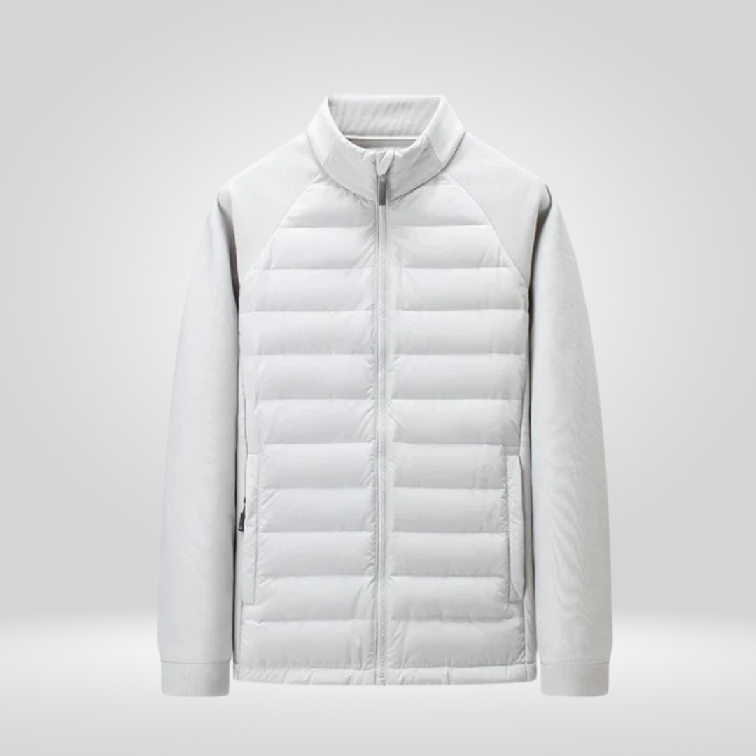 Men's Lightweight Warm Winter Jacket Zipper Down-filled