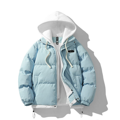 Men's Down Jacket Warm Hooded Winter Coat