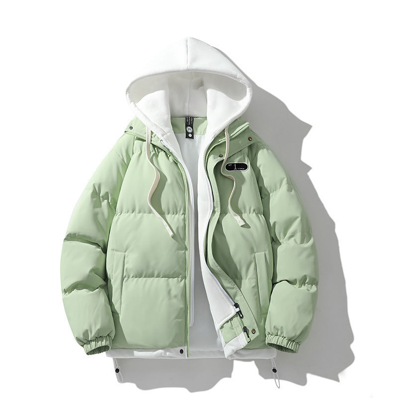 Men's Down Jacket Warm Hooded Winter Coat