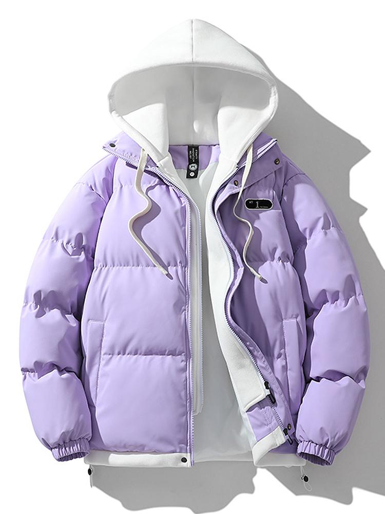 Men's Down Jacket Warm Hooded Winter Coat