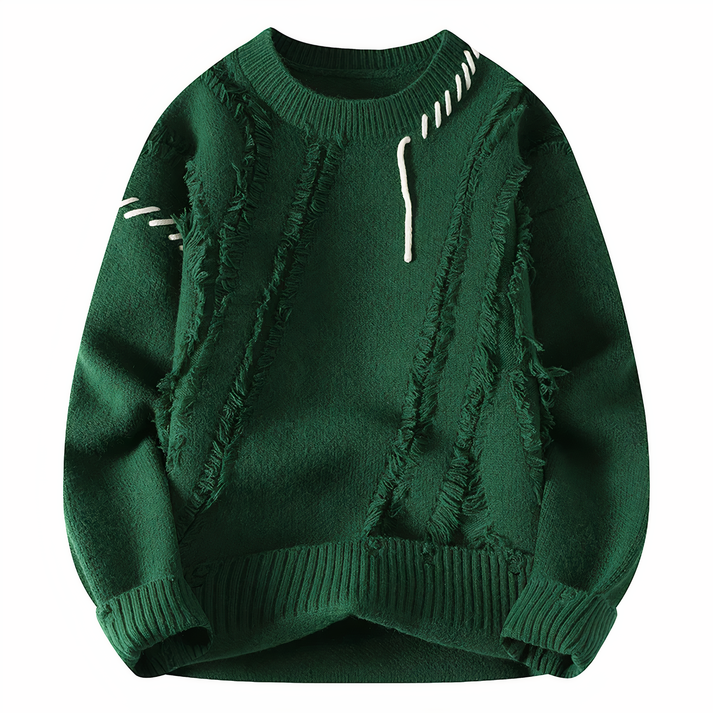 Unique Patchwork Sweater Modern Style