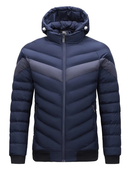 Men's Warm Winter Jacket Lightly Insulated