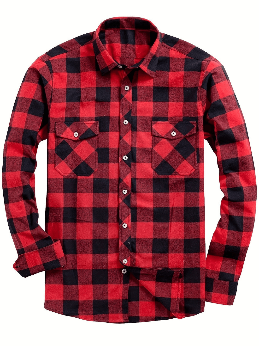 Men's Flannel Shirt Trendy Casual