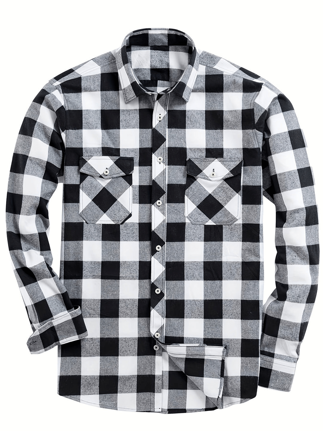 Men's Flannel Shirt Trendy Casual