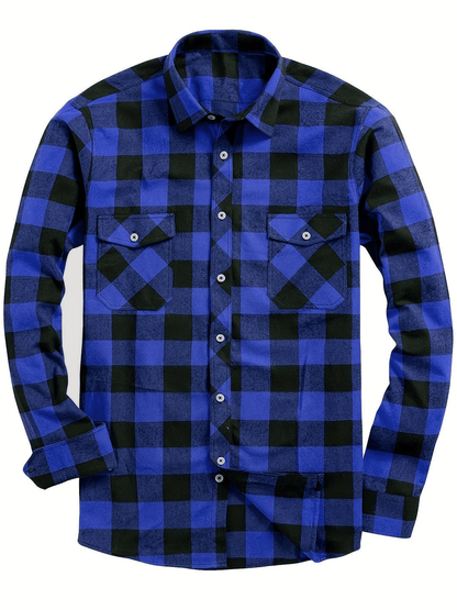 Men's Flannel Shirt Trendy Casual