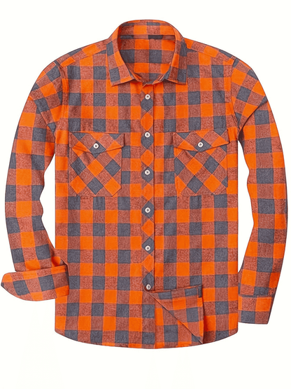 Men's Flannel Shirt Trendy Casual