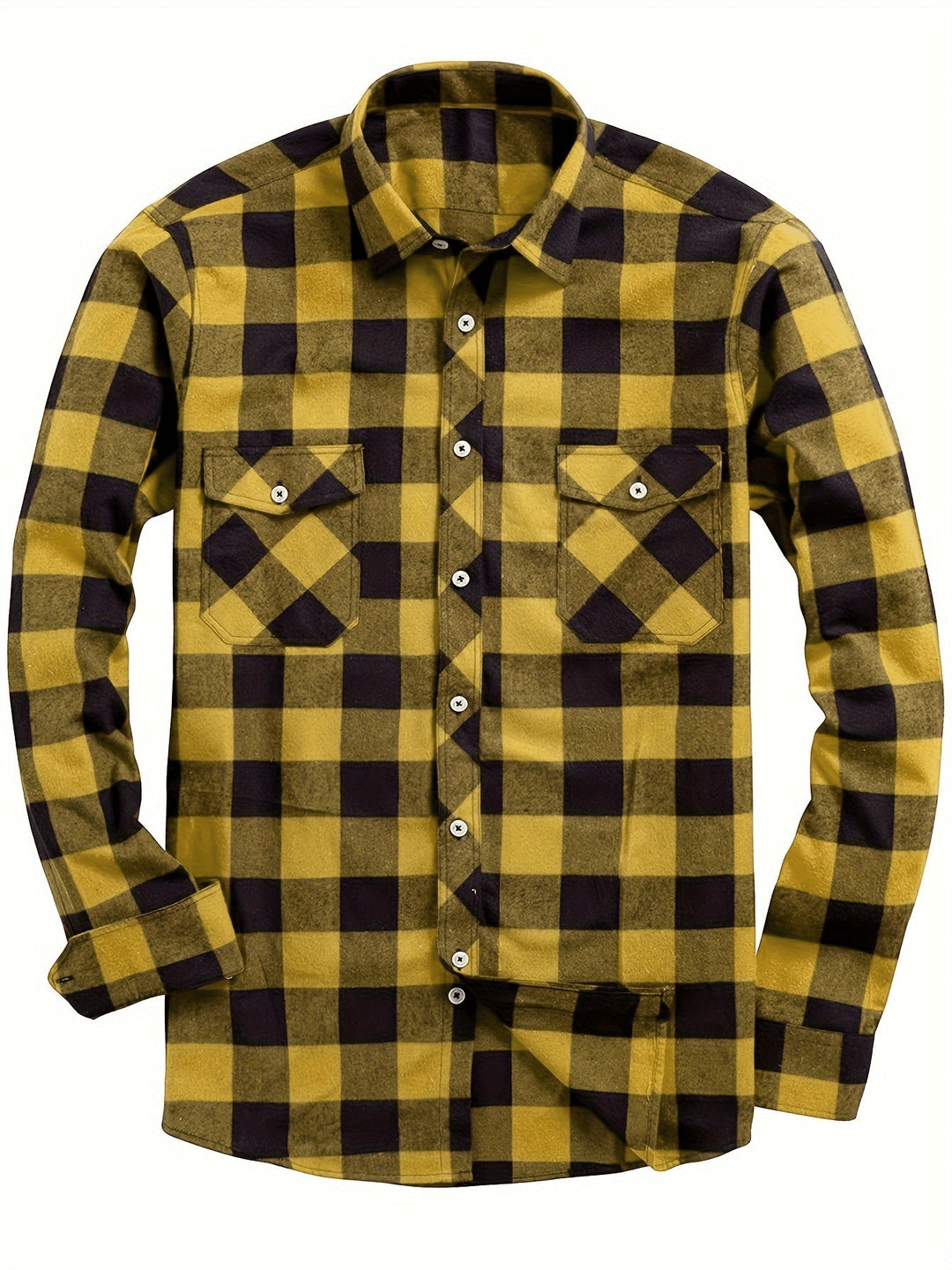 Men's Flannel Shirt Trendy Casual