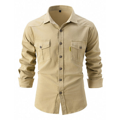 Men's Denim Modern Long Sleeve Shirt