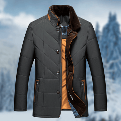 Men's Puffer Jacket Diamond Quilted Trendy
