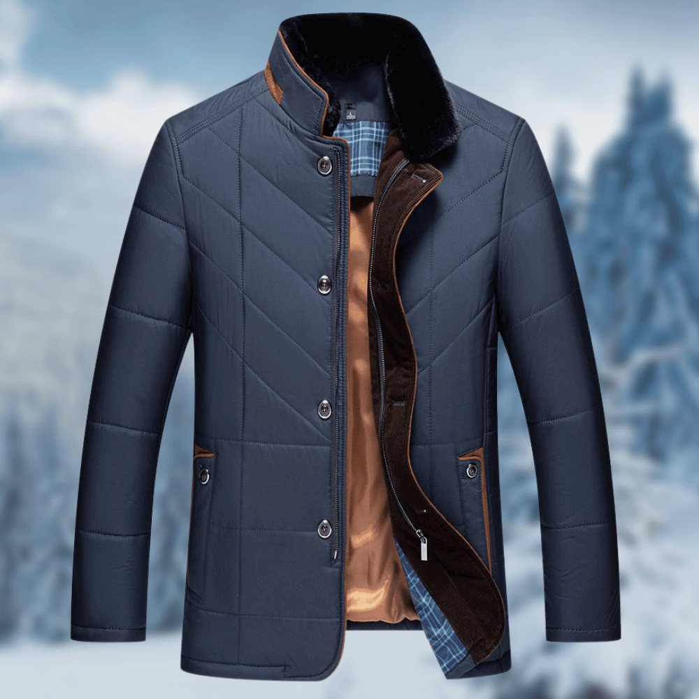 Men's Puffer Jacket Diamond Quilted Trendy