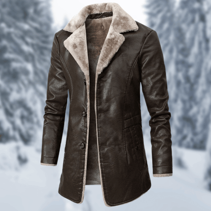 Elegante Herren Winterjacke Warm Versteppt