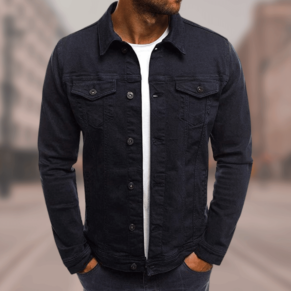 Marius - Stylish Jeans Jacket Comfortable Cut