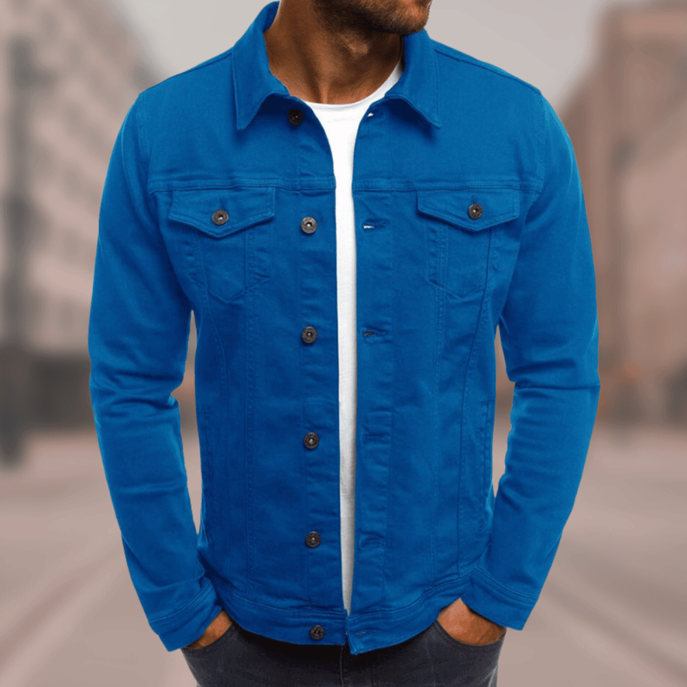 Marius - Stylish Jeans Jacket Comfortable Cut